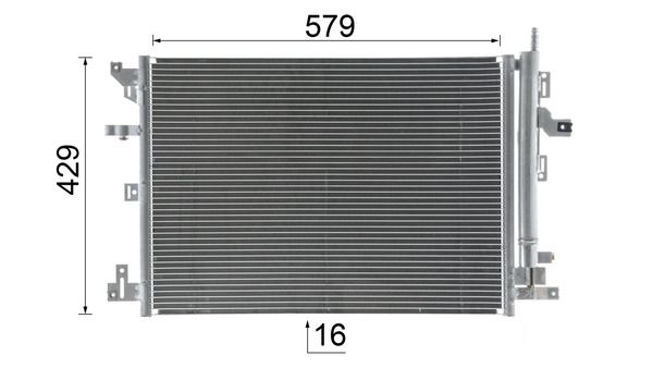 Lauhdutin, ilmastointilaite - AC 635 000S