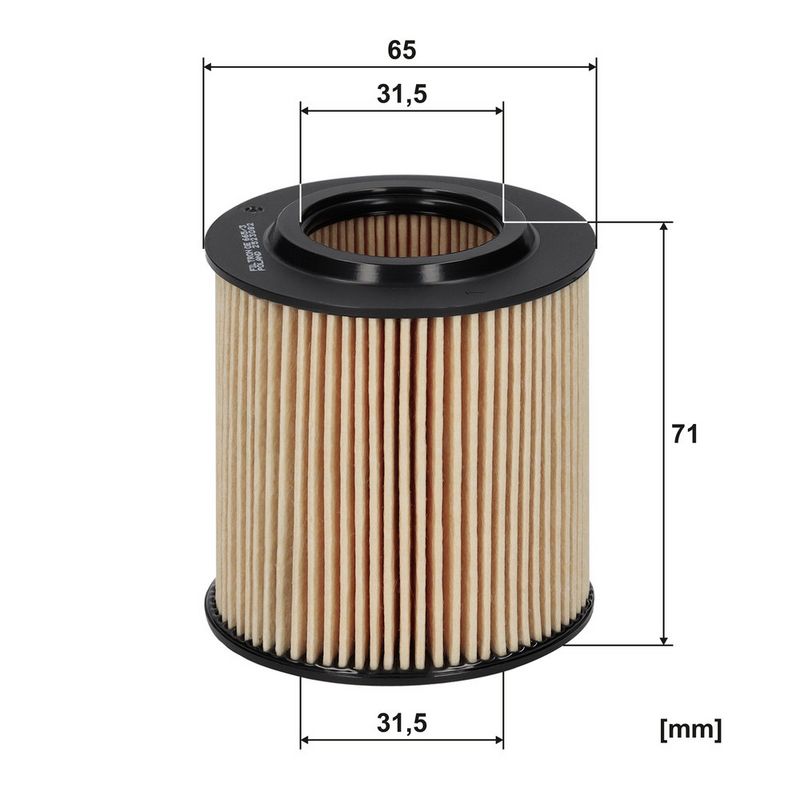 Eļļas filtrs - OE 665/3