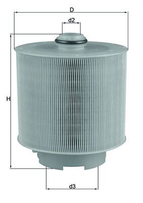 Gaisa filtrs - LX 1006/2D