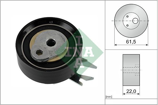 Zobsiksnas spriegotājrullis - 531 0252 30