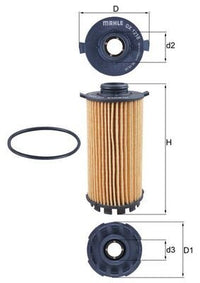 Eļļas filtrs - OX 1218D