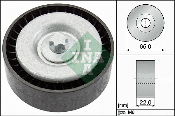 Celiņu siksnas rullītis - 532 0667 10