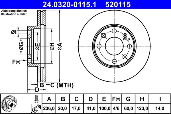 Jarrulevy - 24.0320-0115.1