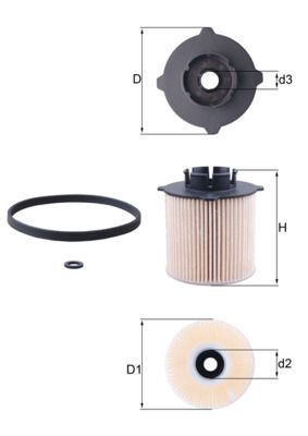 Degvielas filtrs - KX 265D
