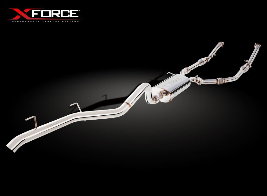 2.5" Turbo-Back System with High-Flow Catalytic Converters, 304 Stainless Steel (for track and off road use only) - ES-TL200WC-TBS