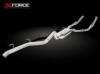 2.5" Turbo-Back System with High-Flow Catalytic Converters, 304 Stainless Steel (for track and off road use only) - ES-TL200WC-TBS