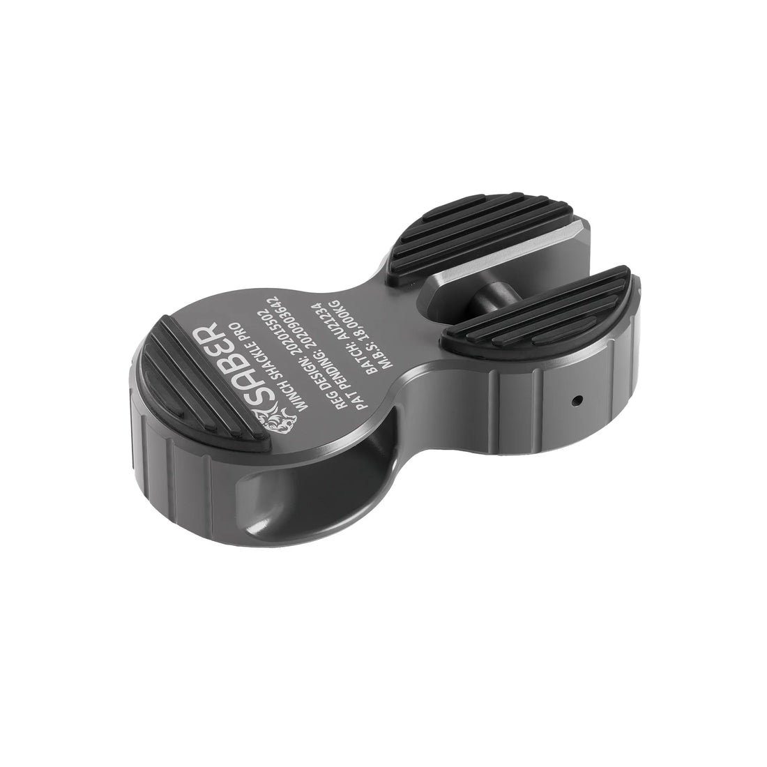 Saber 7075 Alloy Winch Shackle Pro - Cerakote Grey - SBR-AWSPROCG