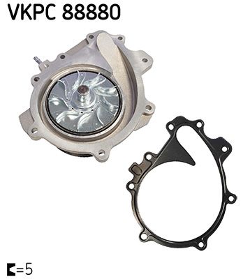 Vesipumppu, moottorin jäähdytys - VKPC 88880
