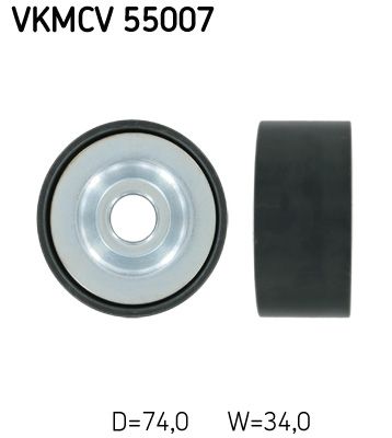 Celiņu siksnas rullītis - VKMCV 55007