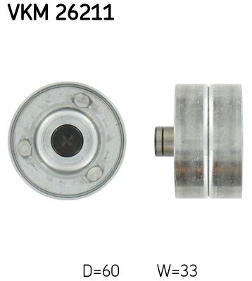 Ohjainrulla, hammashihna - VKM 26211