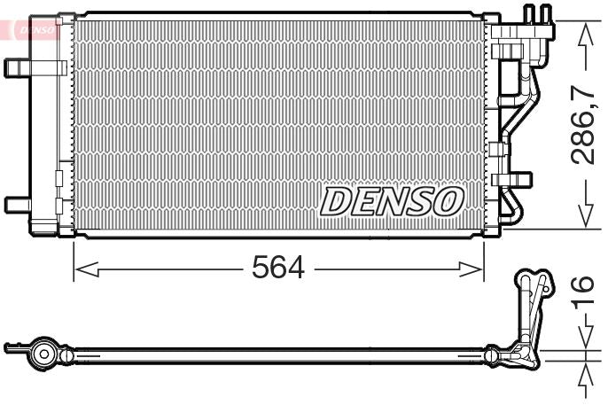 Lauhdutin, ilmastointilaite - DCN41027