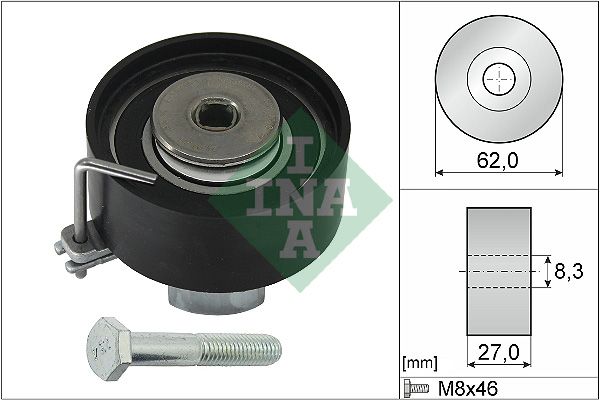 Zobsiksnas spriegotājrullis - 531 0813 10