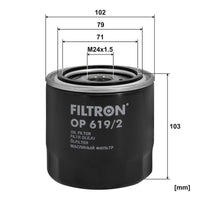 Eļļas filtrs - OP 619/2