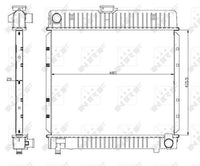 Motora dzesēsanas radiators - 504250