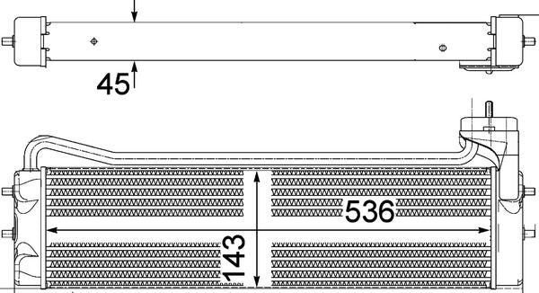 Moottoriöljyn jäähdytin - CLC 110 000P