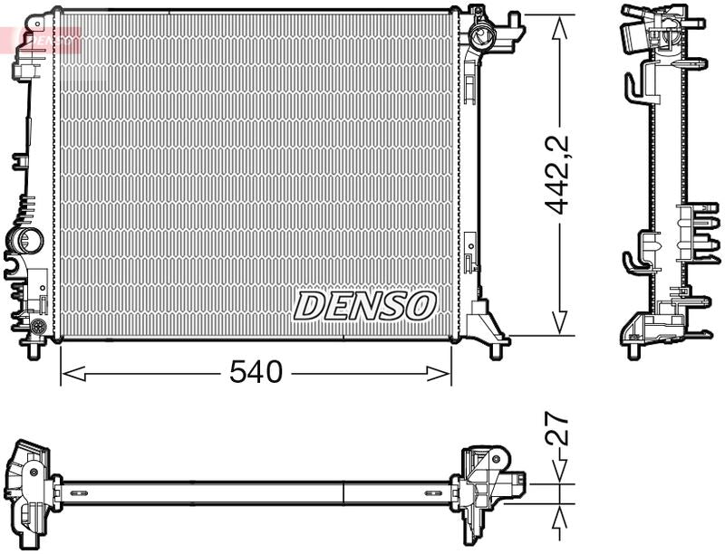 Motora dzesēsanas radiators - DRM23114