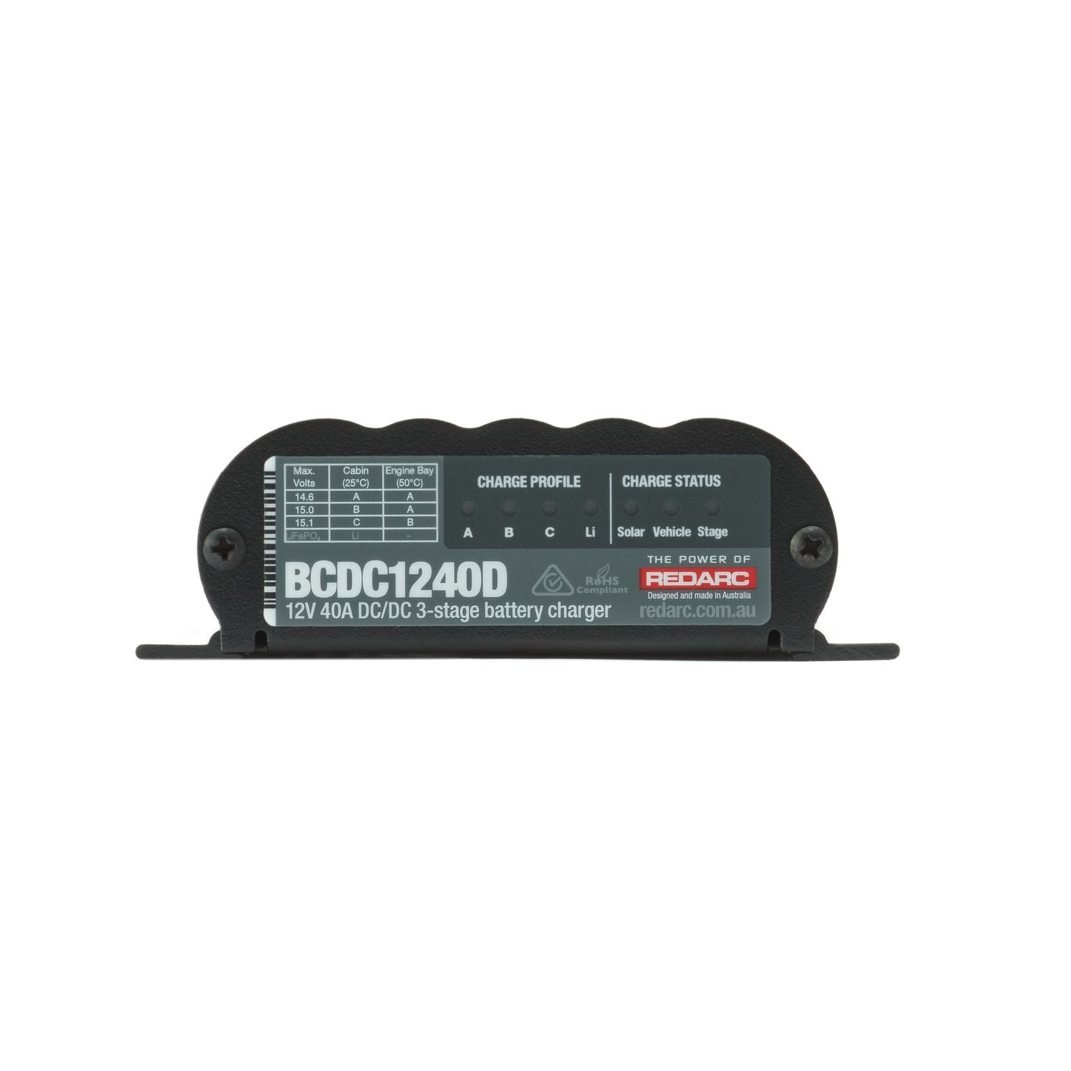 12V 40A DC-DC 3 Stage Battery Charger (with MPPT Solar) - BCDC1240D