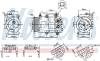 Kompressori, ilmastointilaite - 890655