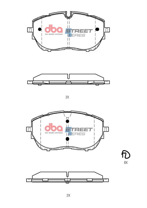Brake Pads Street Series - DB15192SS