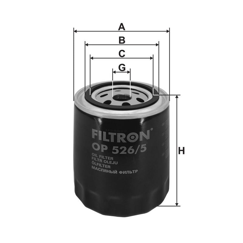 Eļļas filtrs - OP 526/5