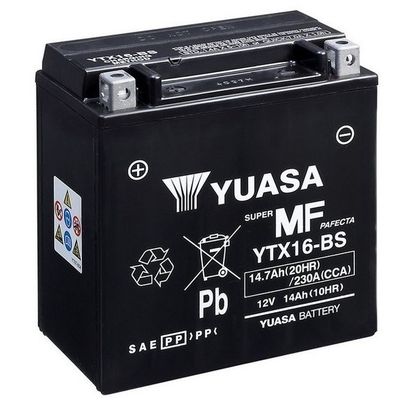 Käynnistysakku - YTX16-BS
