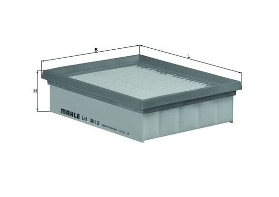 Gaisa filtrs - LX 3012