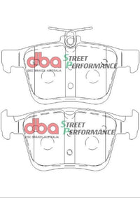Brake Pads Street Performance ECE R90 certified | Rear Axle - DB2384SP