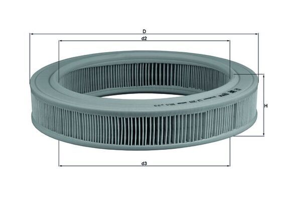 Gaisa filtrs - LX 203