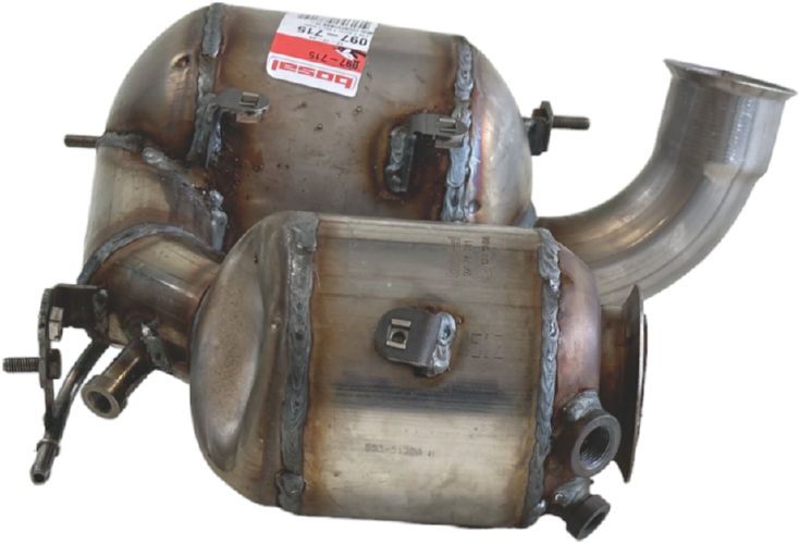 Nosēdumu-/Daļiņu filtrs, Izplūdes gāzu sistēma - 097-715