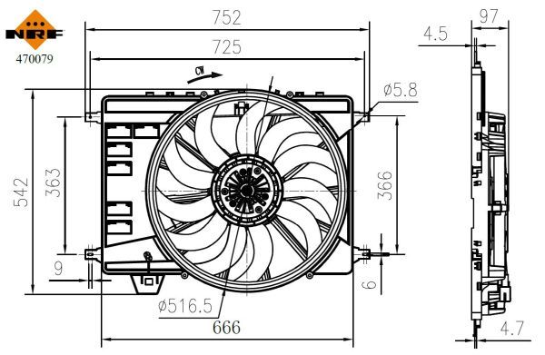 Ventilators, Motora dzesēšanas sistēma - 470079