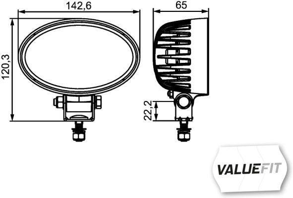 Darba gaismas lukturis - 1GA 357 001-001