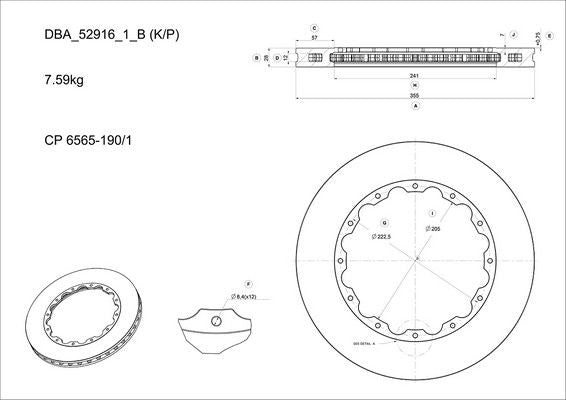 5000 series - Plain Surface - Rotor Only - DBA52916.1