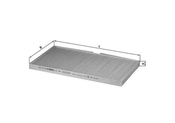 Salona filtrs - LA 58