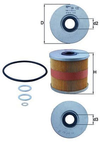Eļļas filtrs - OX 122D
