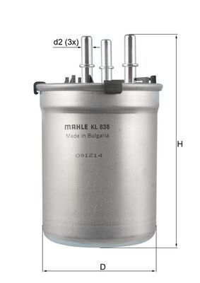 Degvielas filtrs - KL 838