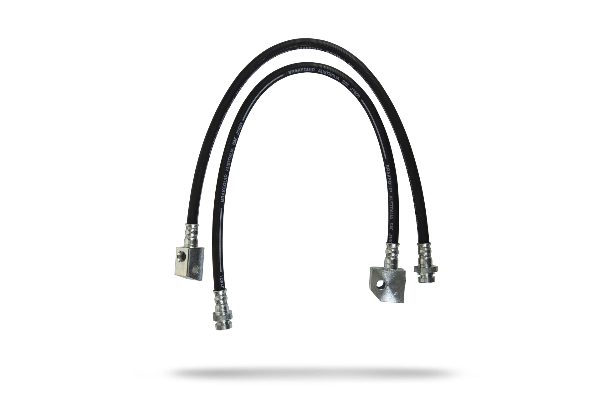 Pedders Extended Rubber Brake Hose Kit (Non-ABS) - 5501