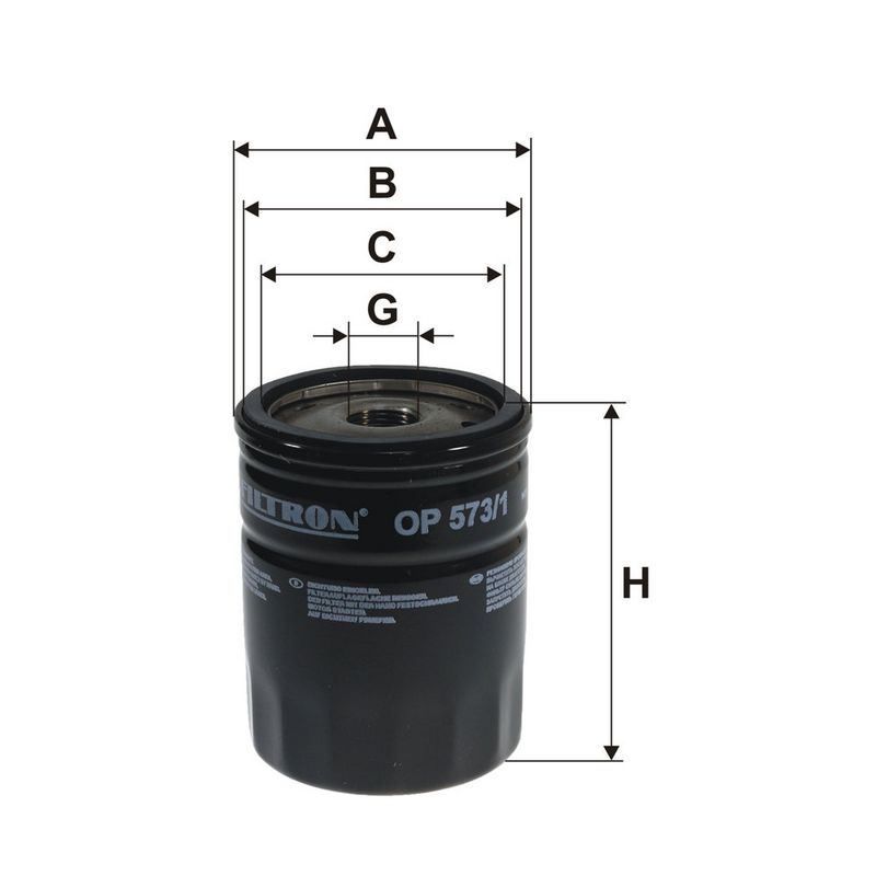 Eļļas filtrs - OP 573/1