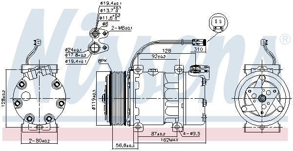 Kompressori, ilmastointilaite - 89476