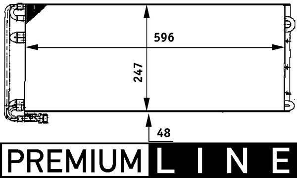 Lauhdutin, ilmastointilaite - AC 669 000P