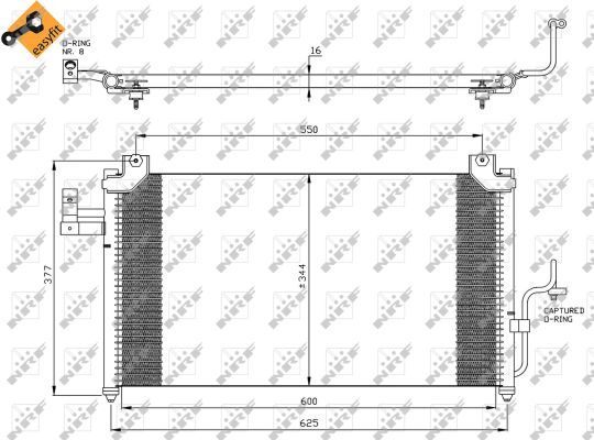 Lauhdutin, ilmastointilaite - 35356