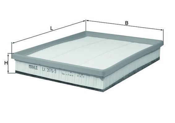 Gaisa filtrs - LX 2076/3