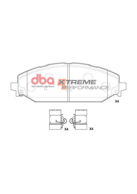 Brake Pads Xtreme Performance | Front Axle - DB15195XP