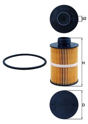 Degvielas filtrs - KX 208D