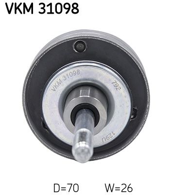 Ohjainrulla, moniurahihna - VKM 31098