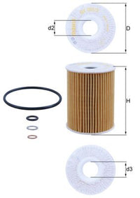 Eļļas filtrs - OX 355/3D