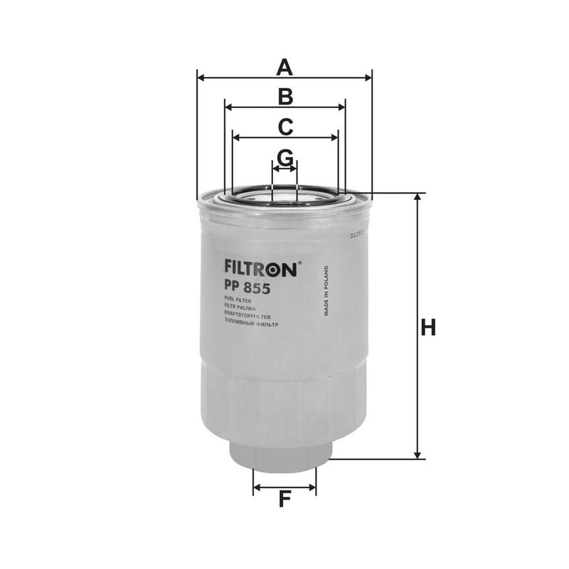 Degvielas filtrs - PP 855