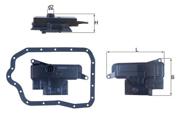 Hidraulikas filtrs, Automātiskā pārnesumkārba - HX 234D