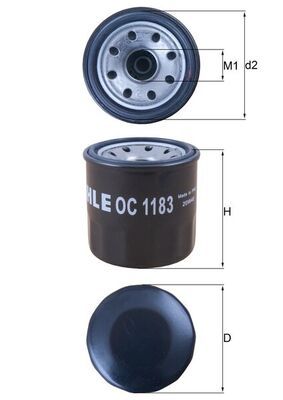 Eļļas filtrs - OC 1183