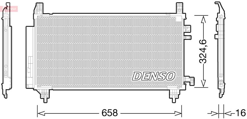 Lauhdutin, ilmastointilaite - DCN50046