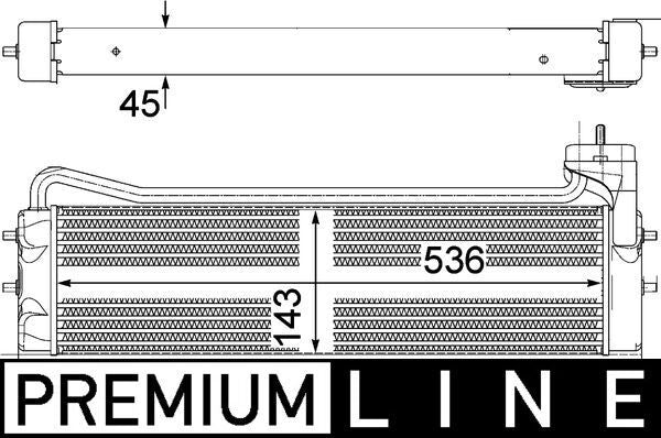 Moottoriöljyn jäähdytin - CLC 110 000P